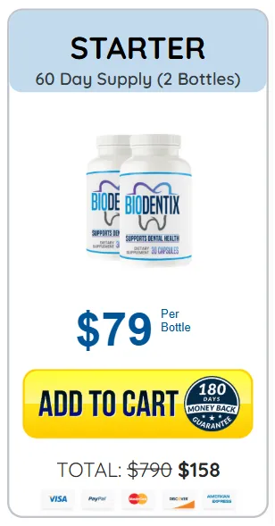 Biodentix single bottle starter package