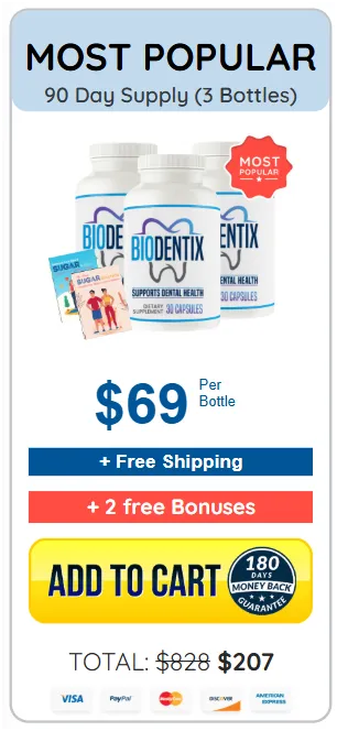 Biodentix three bottle package with bonus books